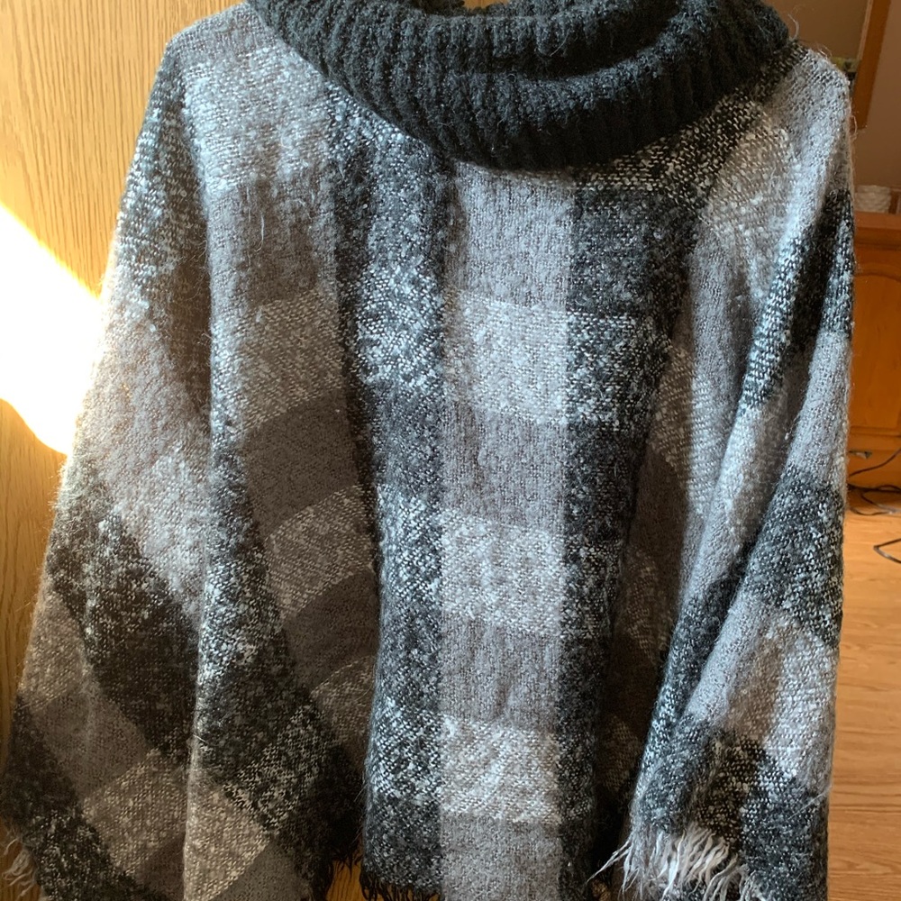 Cowl Neck Poncho